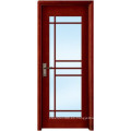MJ-219 de puerta de madera sólida con el vidrio para Interior y cuarto de baño